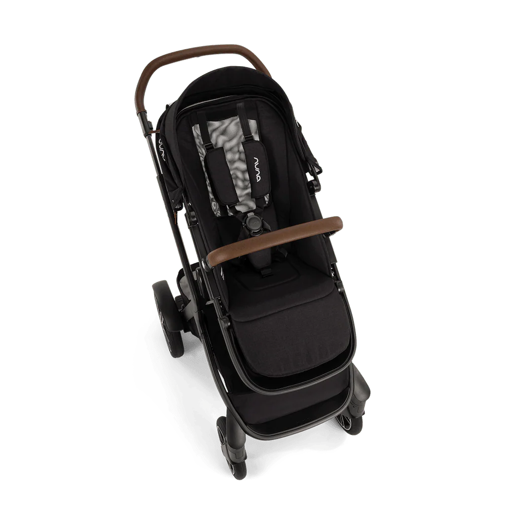 Nuna DEMI Next + Rider Board and PIPA urbn Travel System in Caviar - Image 4