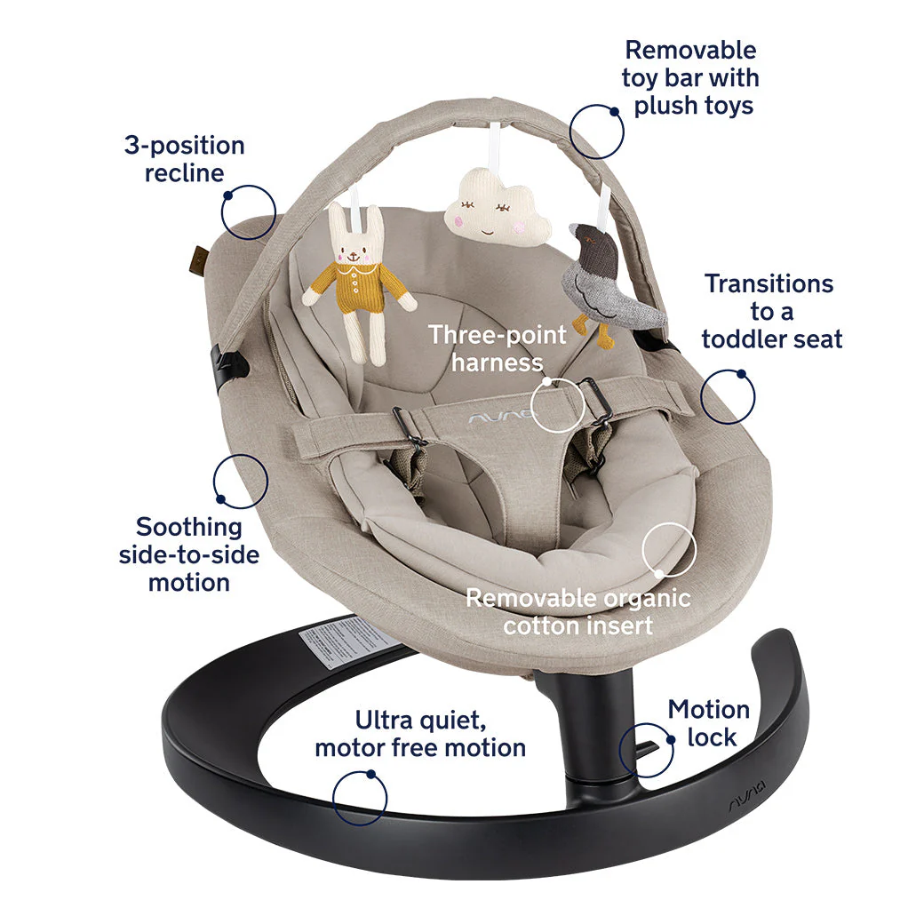 Nuna Leaf Grow Baby Seat & Rocker - Image 27