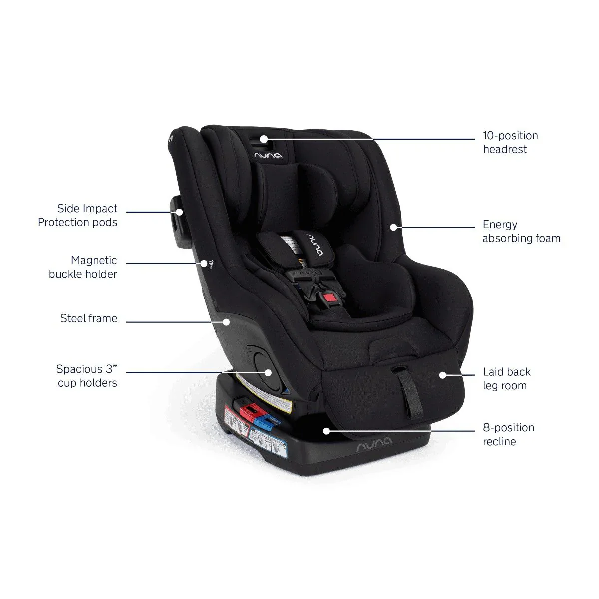 Nuna RAVA NEXT 2026 Convertible Car Seat - Image 16