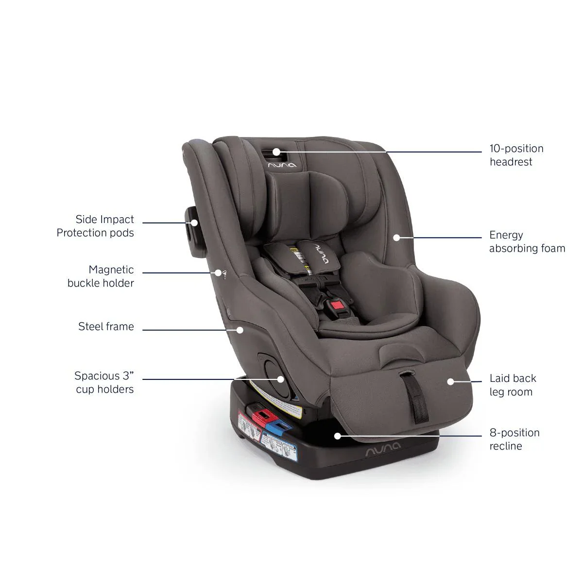 Nuna RAVA NEXT 2026 Convertible Car Seat - Image 7