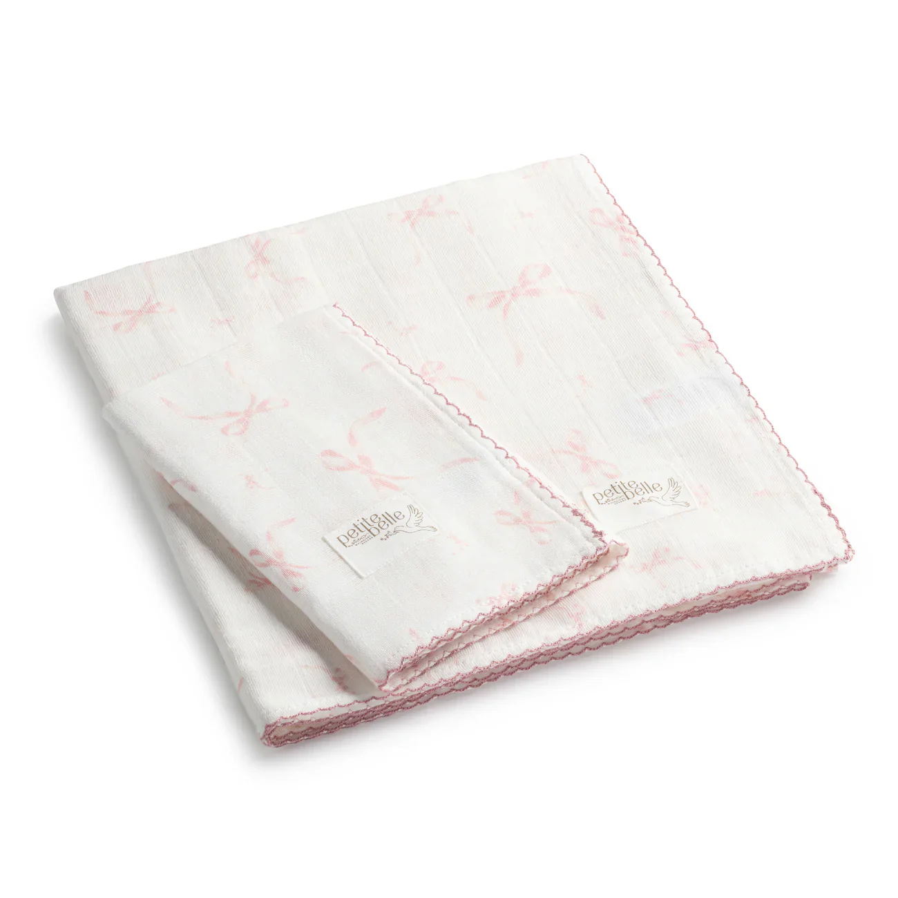 Petite Belle Lafayette Swaddle & Burp Cloth Set - Image 5