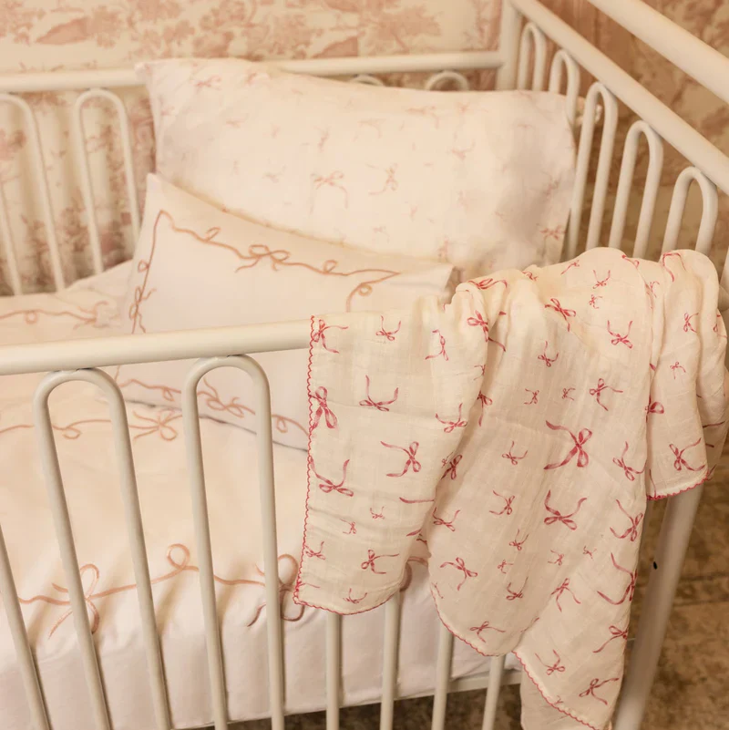 Petite Belle Lafayette Swaddle & Burp Cloth Set - Image 6