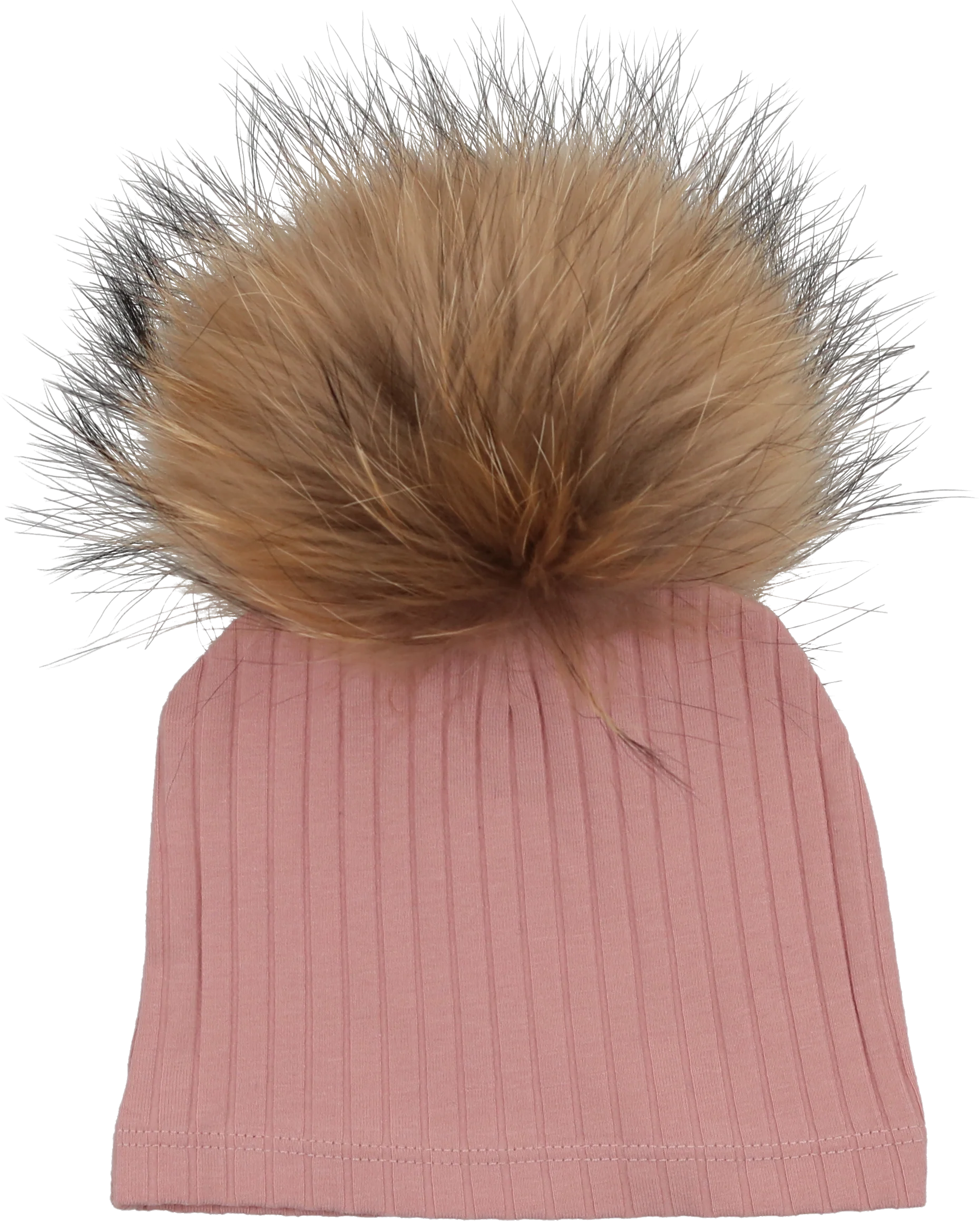 PIPED RIBBED BEANIE WITH POM - Image 2