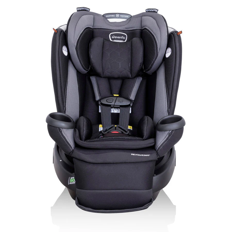 Evenflo Revolve360 Extend Rotational All-in-One Convertible Car Seat with Quick Clean Cover - Image 34