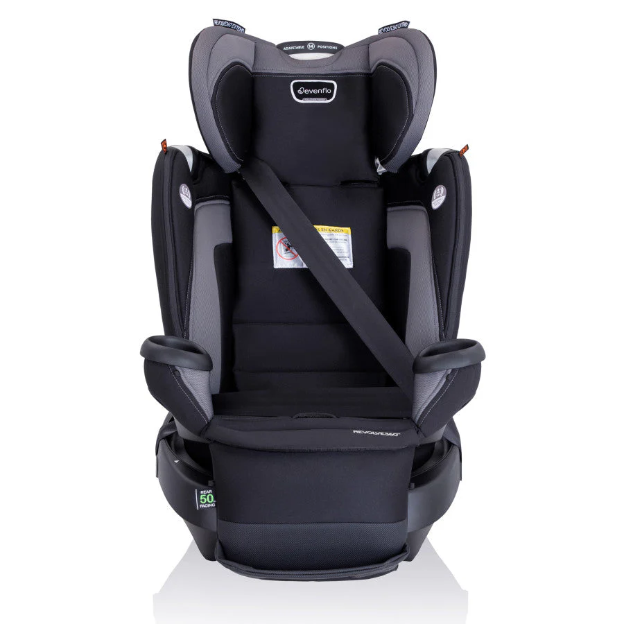 Evenflo Revolve360 Extend Rotational All-in-One Convertible Car Seat with Quick Clean Cover - Image 38