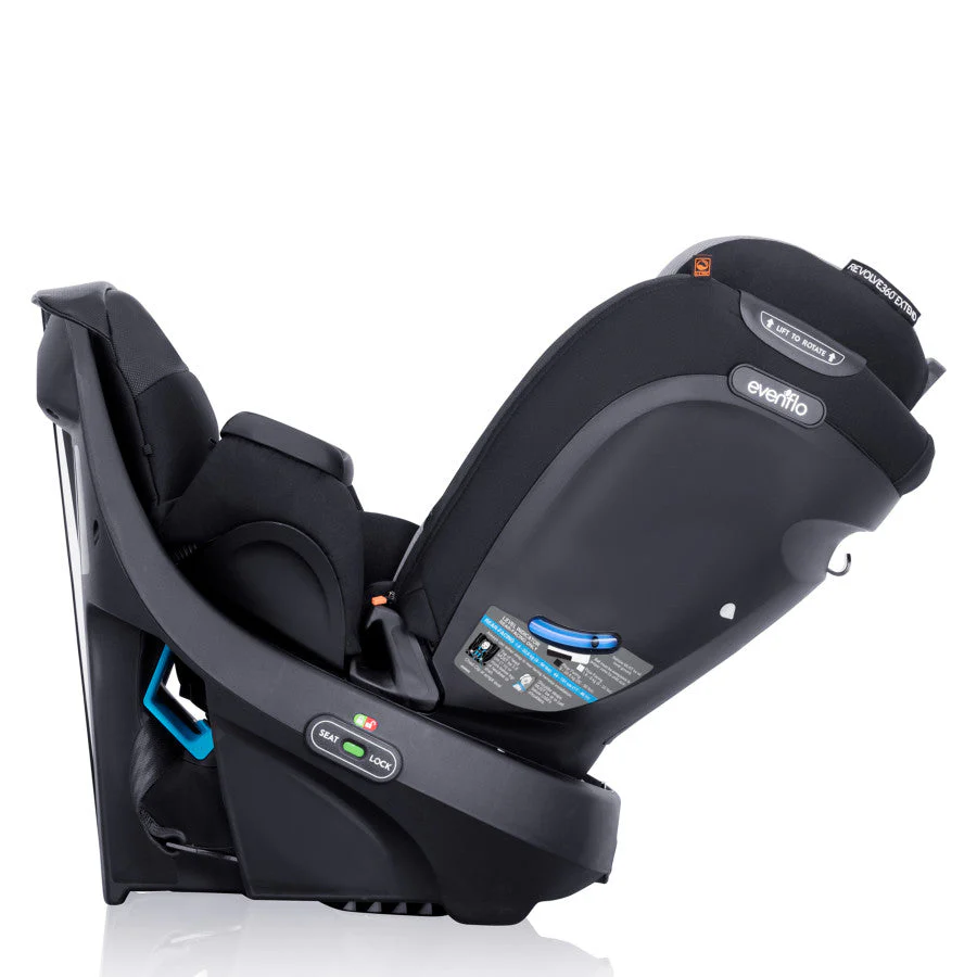 Evenflo Revolve360 Extend Rotational All-in-One Convertible Car Seat with Quick Clean Cover - Image 40