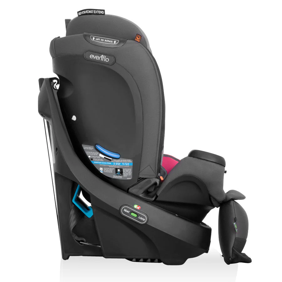 Evenflo Revolve360 Extend Rotational All-in-One Convertible Car Seat with Quick Clean Cover - Image 53