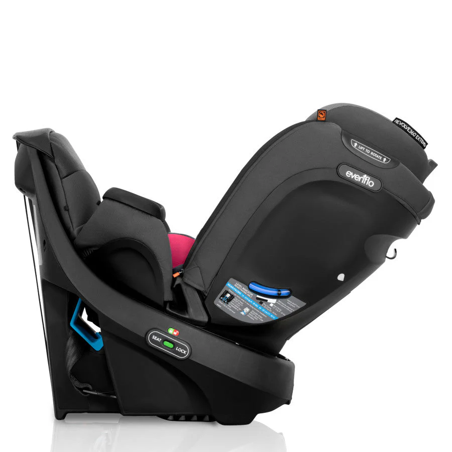 Evenflo Revolve360 Extend Rotational All-in-One Convertible Car Seat with Quick Clean Cover - Image 54
