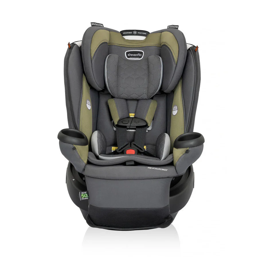 Evenflo Revolve360 Extend Rotational All-in-One Convertible Car Seat with Quick Clean Cover - Image 58