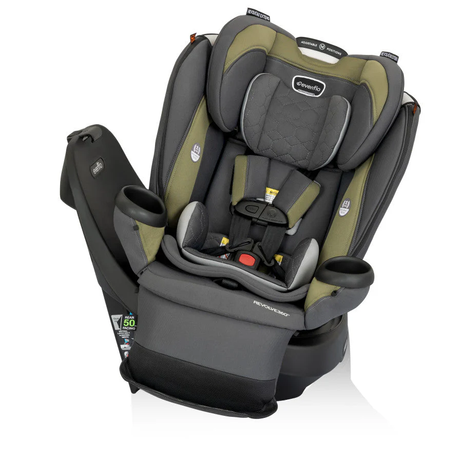 Evenflo Revolve360 Extend Rotational All-in-One Convertible Car Seat with Quick Clean Cover - Image 59