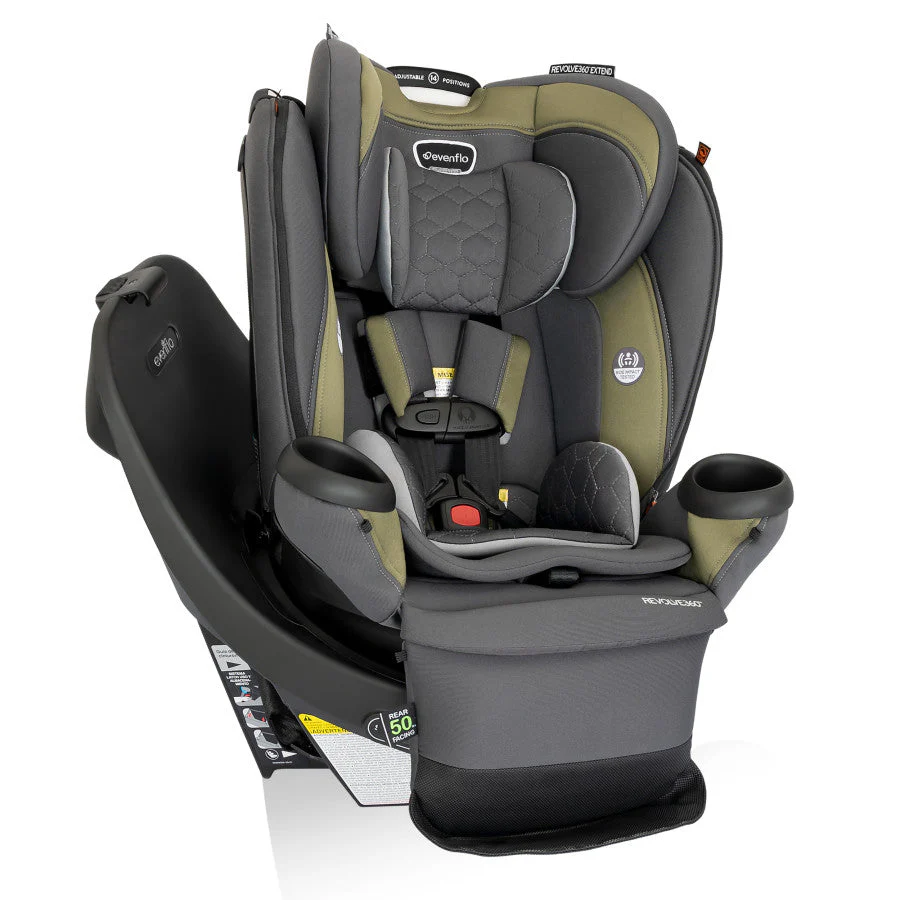 Evenflo Revolve360 Extend Rotational All-in-One Convertible Car Seat with Quick Clean Cover - Image 60