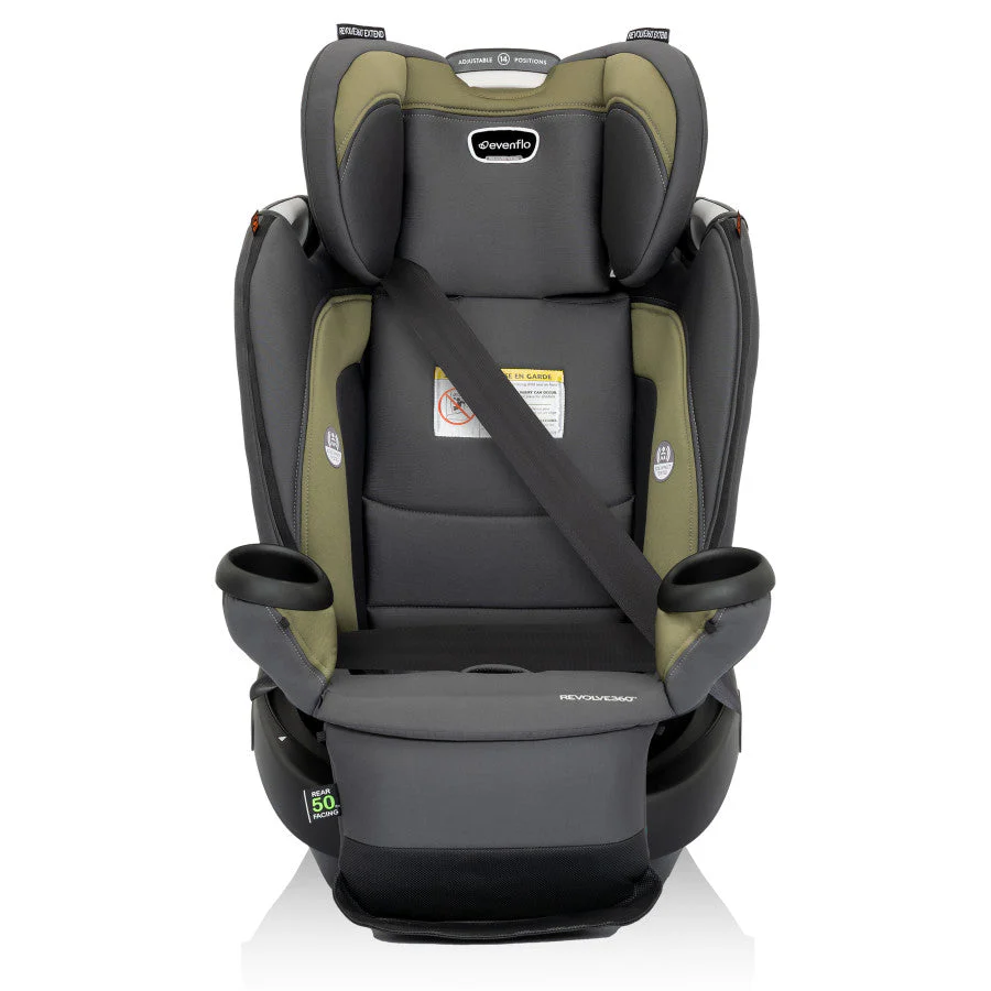 Evenflo Revolve360 Extend Rotational All-in-One Convertible Car Seat with Quick Clean Cover - Image 61