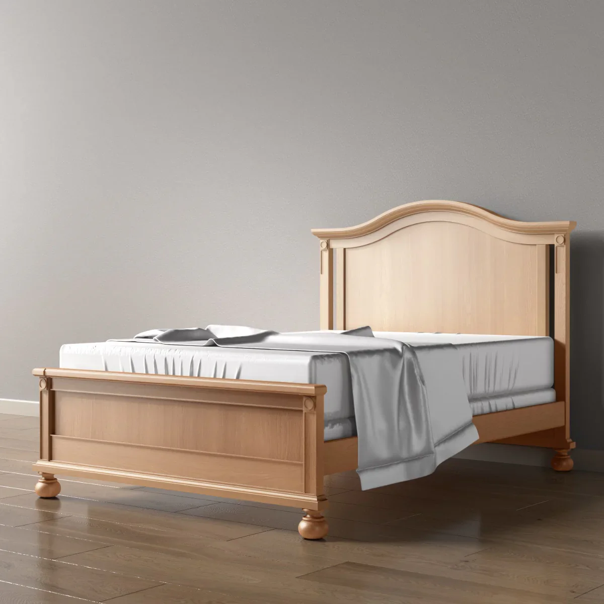Romina Dakota Full Bed / Solid Back - Image 11