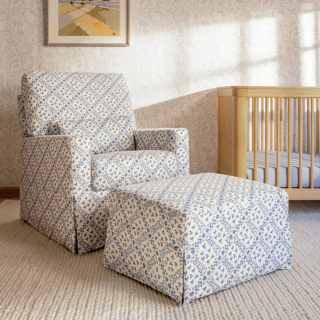 Sarah Flint x Namesake Crawford Gliding Ottoman - Image 7