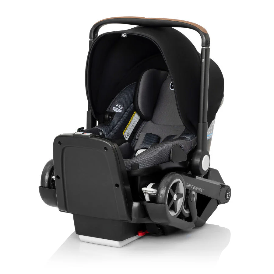 Evenflo Shyft DualRide Infant Car Seat Stroller Combo with Carryall Storage - Image 15