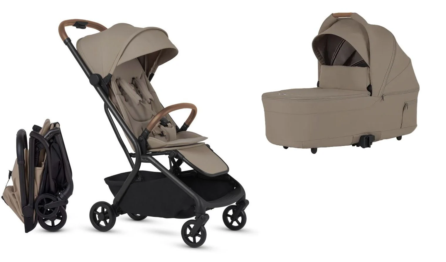 Silver Cross Nia Compact Travel Stroller and Bassinet Bundle - Image 3