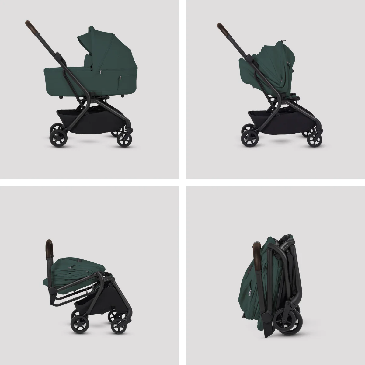 Silver Cross Nia Compact Travel Stroller and Bassinet Bundle - Image 9