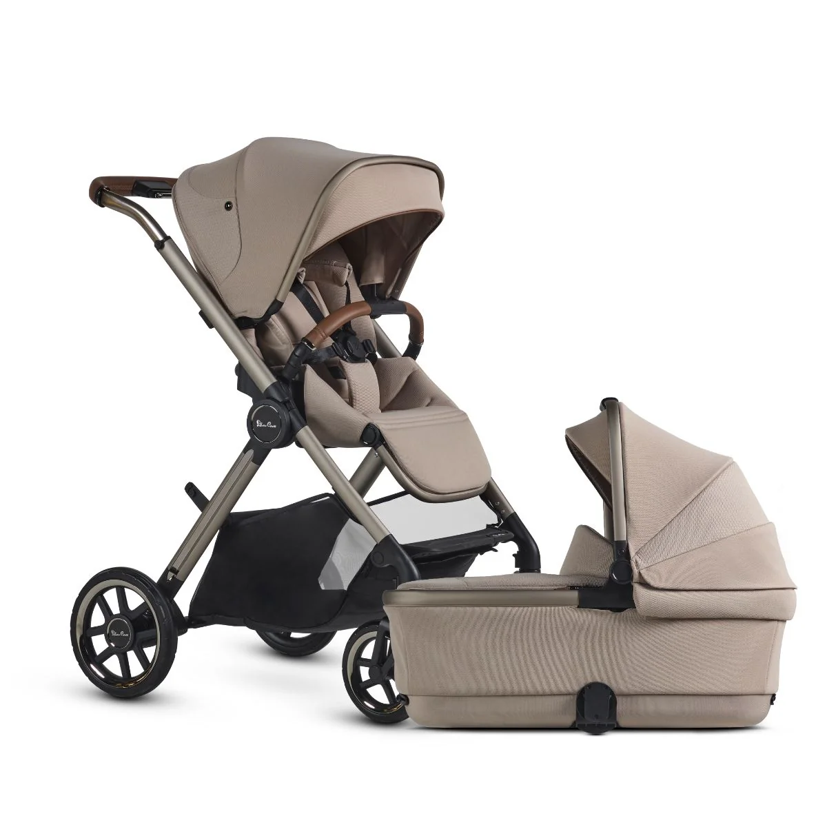 Silver Cross Reef 2 Stroller + Folding Bassinet Bundle - Image 34
