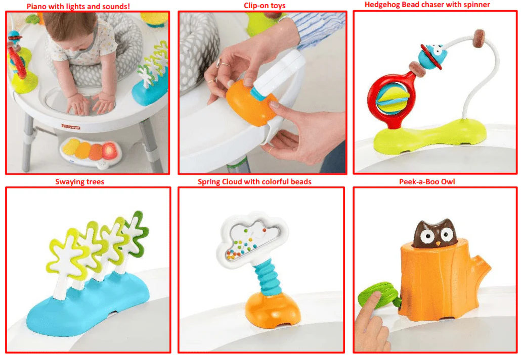 Skip Hop Explore & More Baby's View 3 Stage Activity Center - Image 3