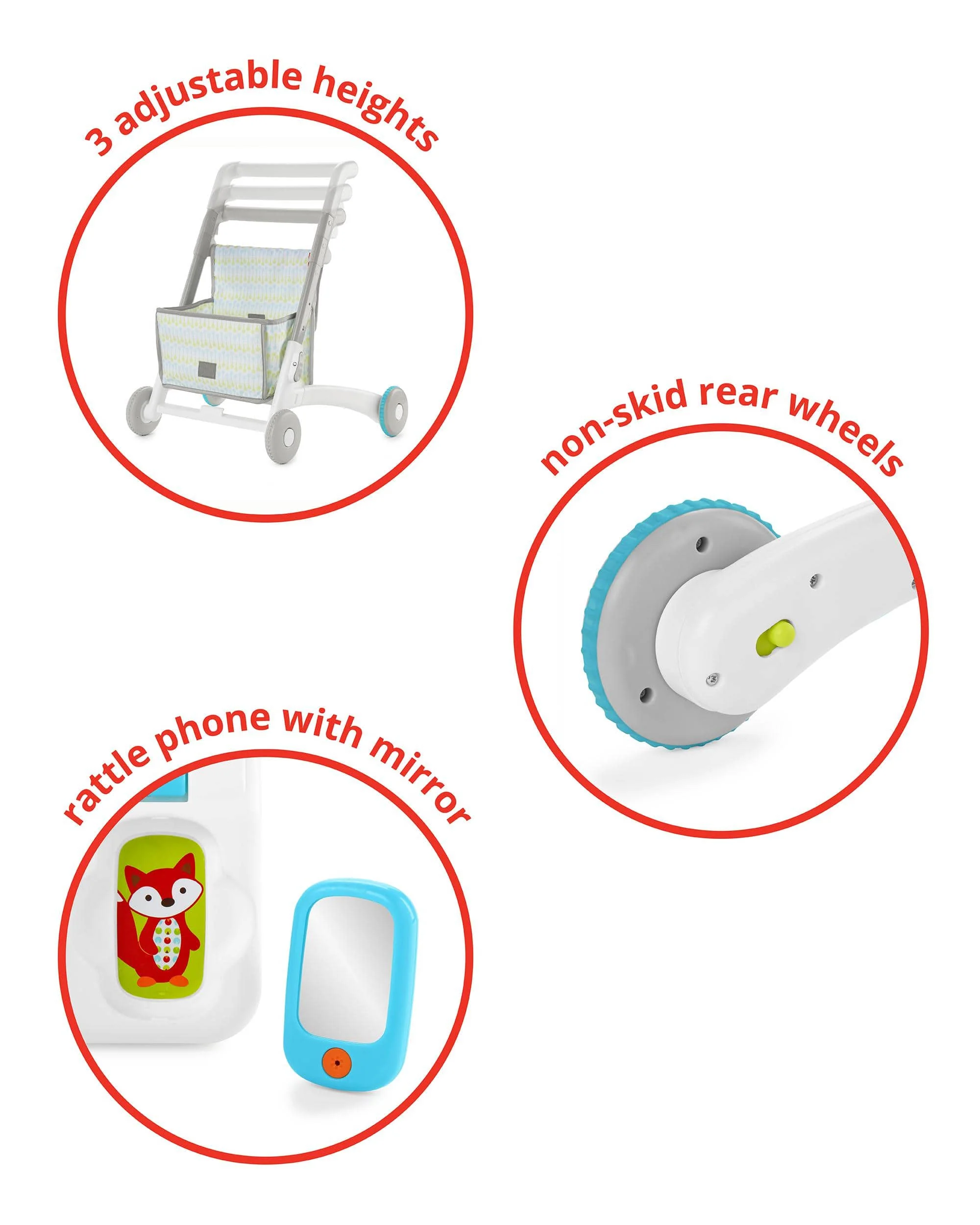 Skip Hop Explore & More Grow Along 4 In 1 Activity Walker - Image 12