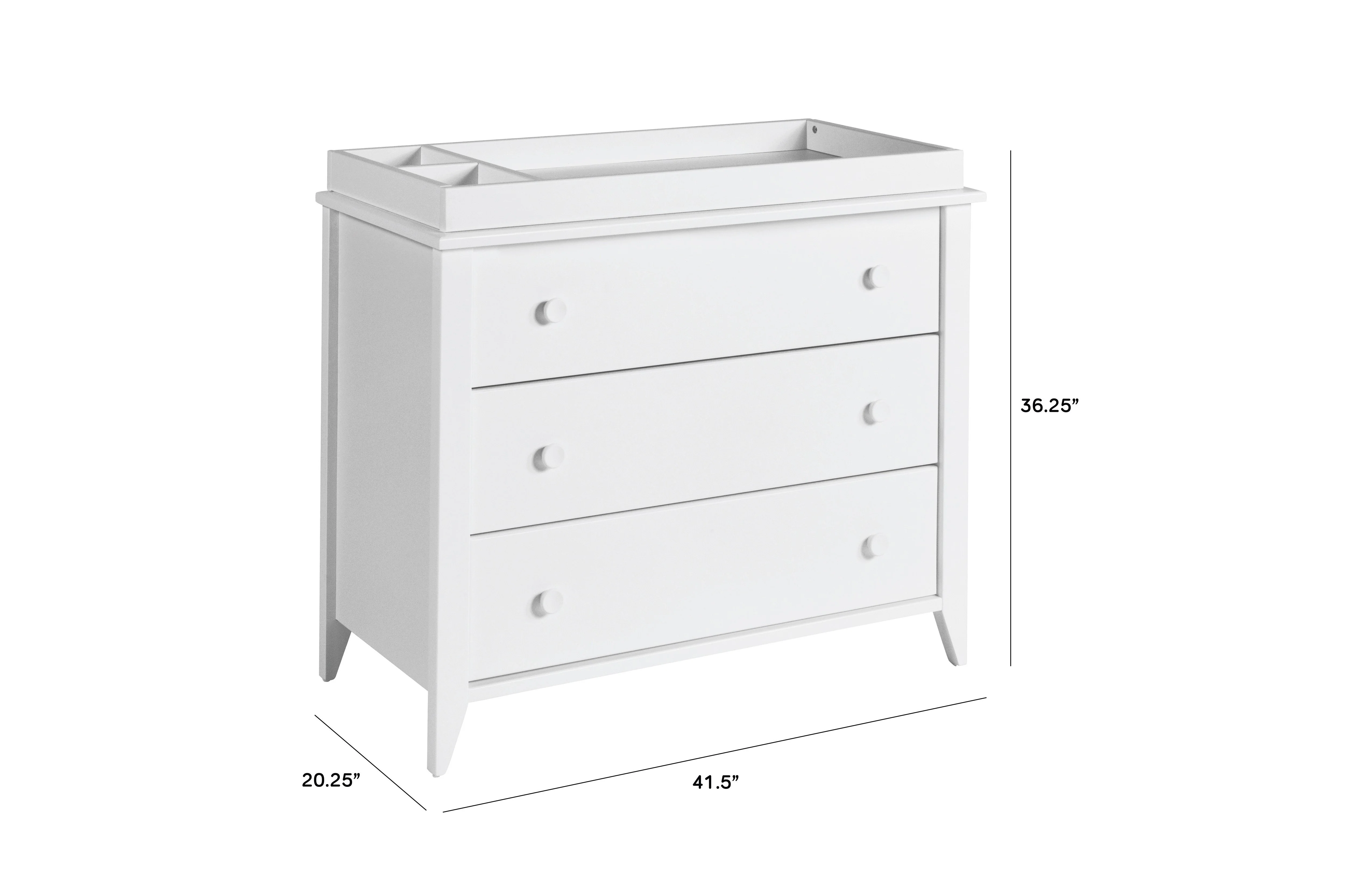 Babyletto Sprout 3 Drawer Changer Dresser with Removable Changing Tray - Image 18
