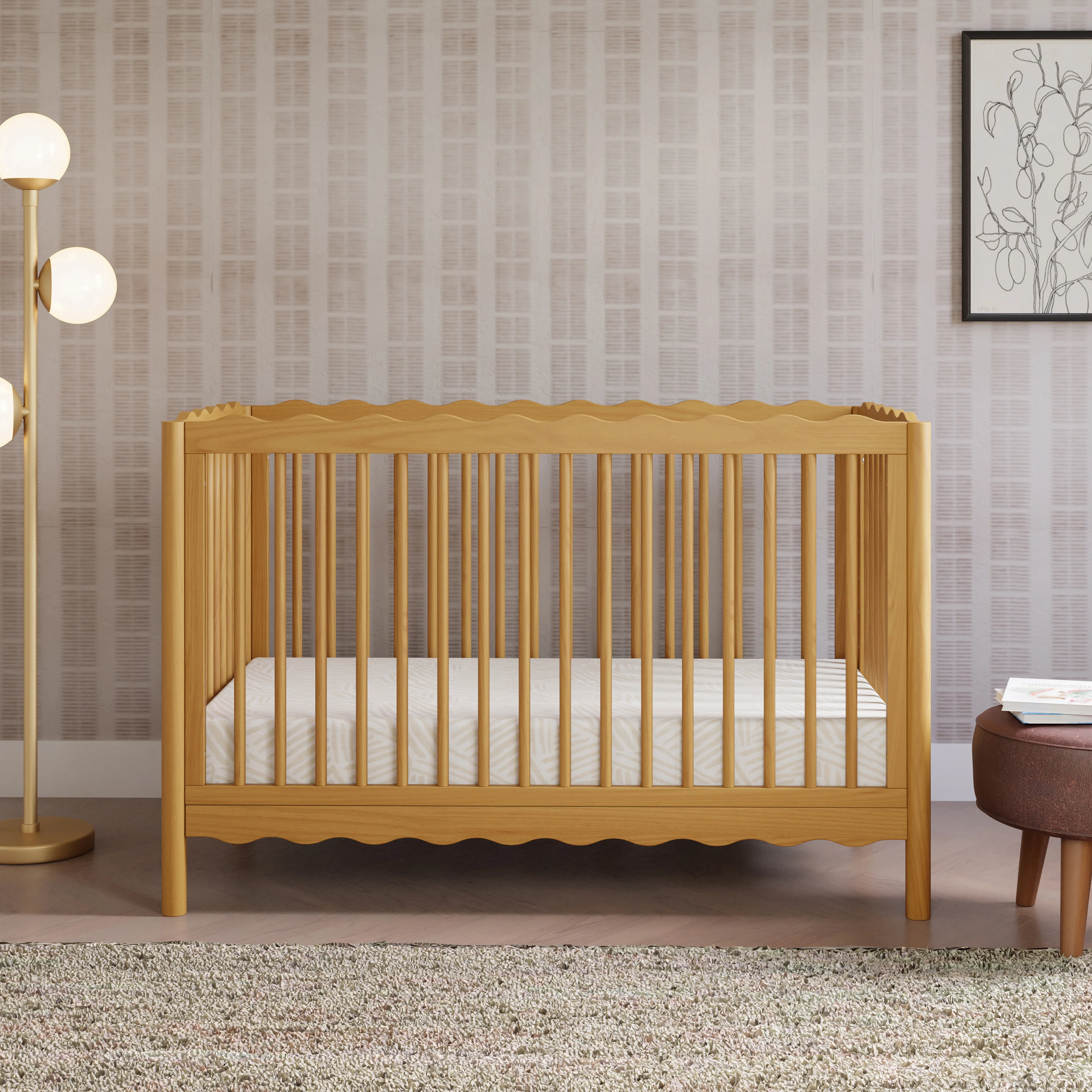 Swell 4 in 1 Convertible Crib with Toddler Bed Conversion Kit - Image 11