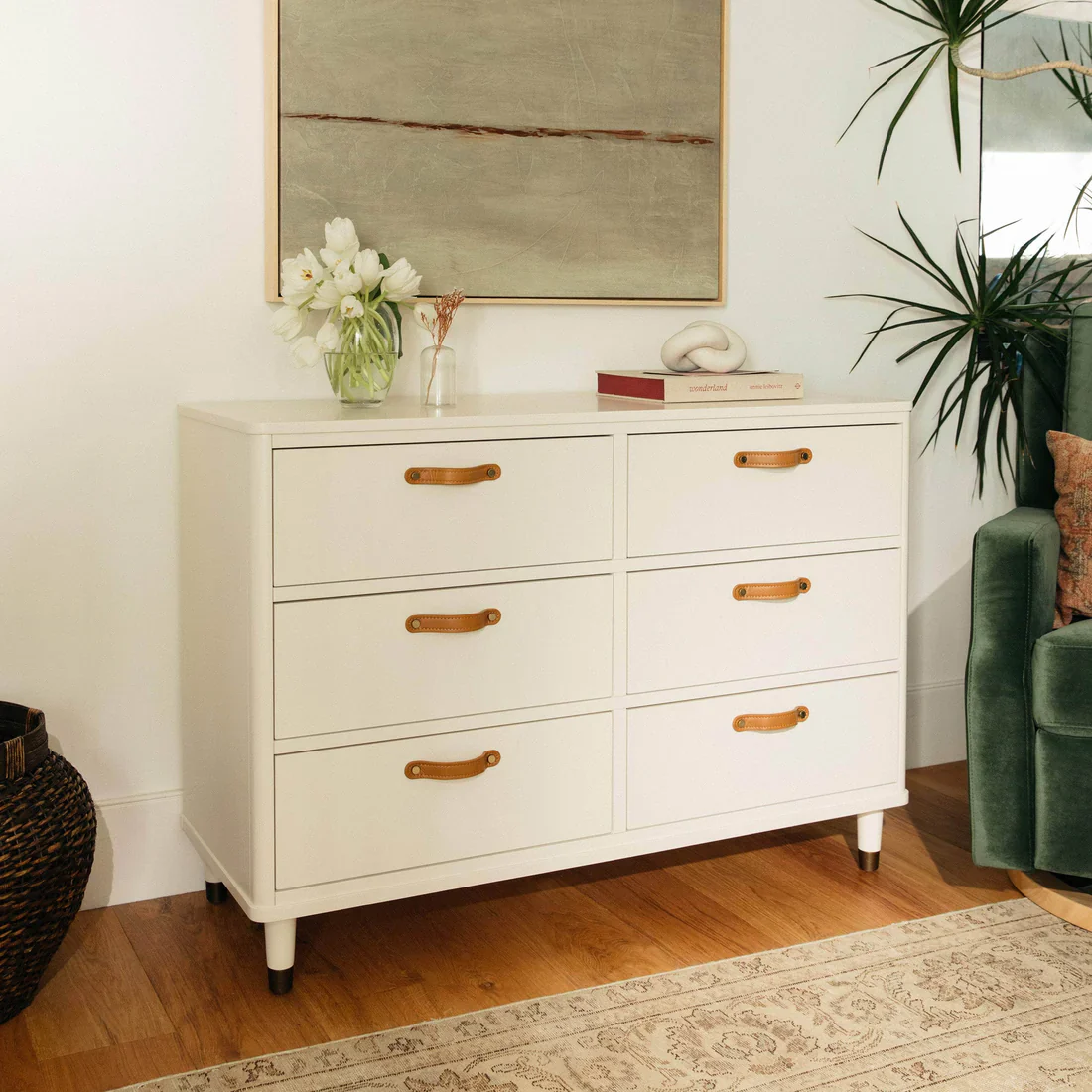 Tanner 6 Drawer Dresser in Warm White - Image 8