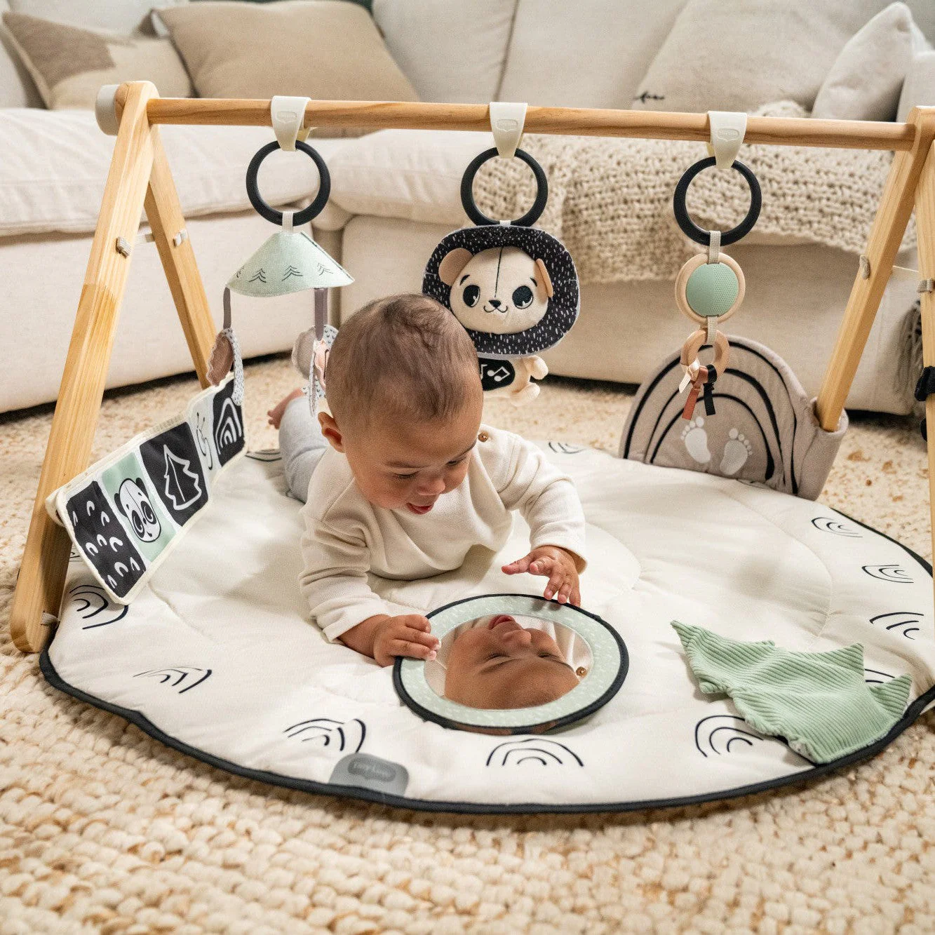 Tiny Love Black & White Décor Luxe Developmental Gymini - Image 30