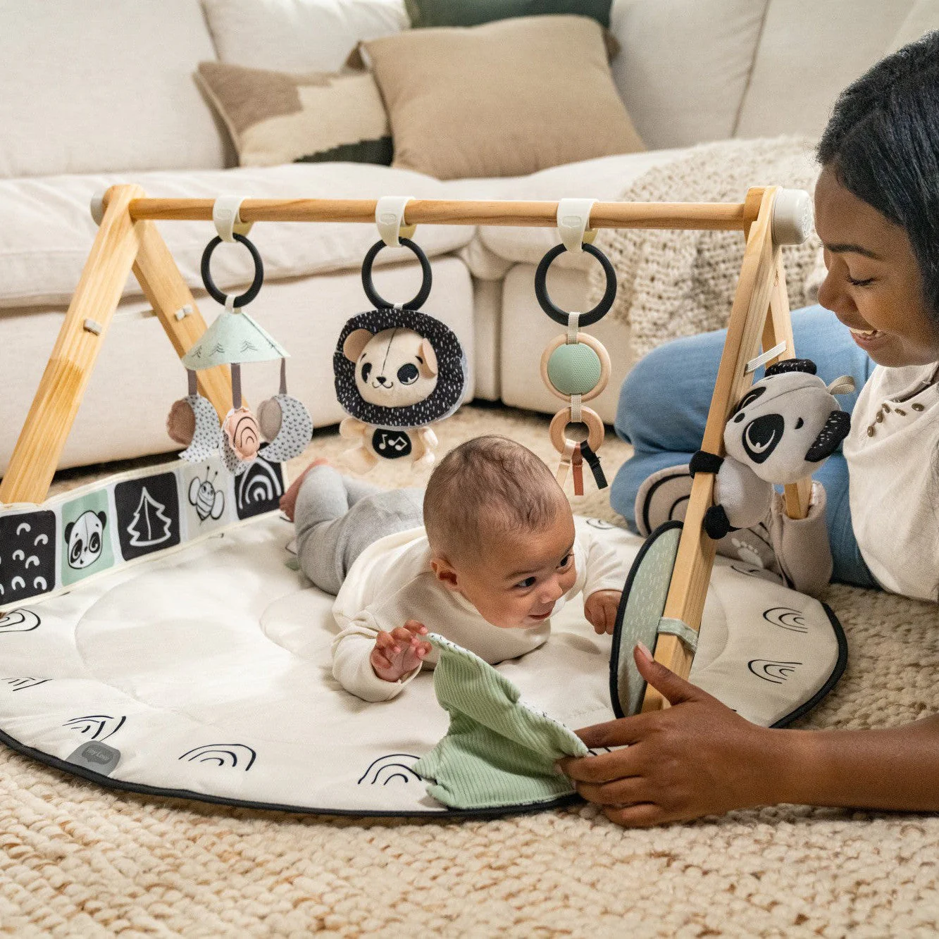 Tiny Love Black & White Décor Luxe Developmental Gymini - Image 34