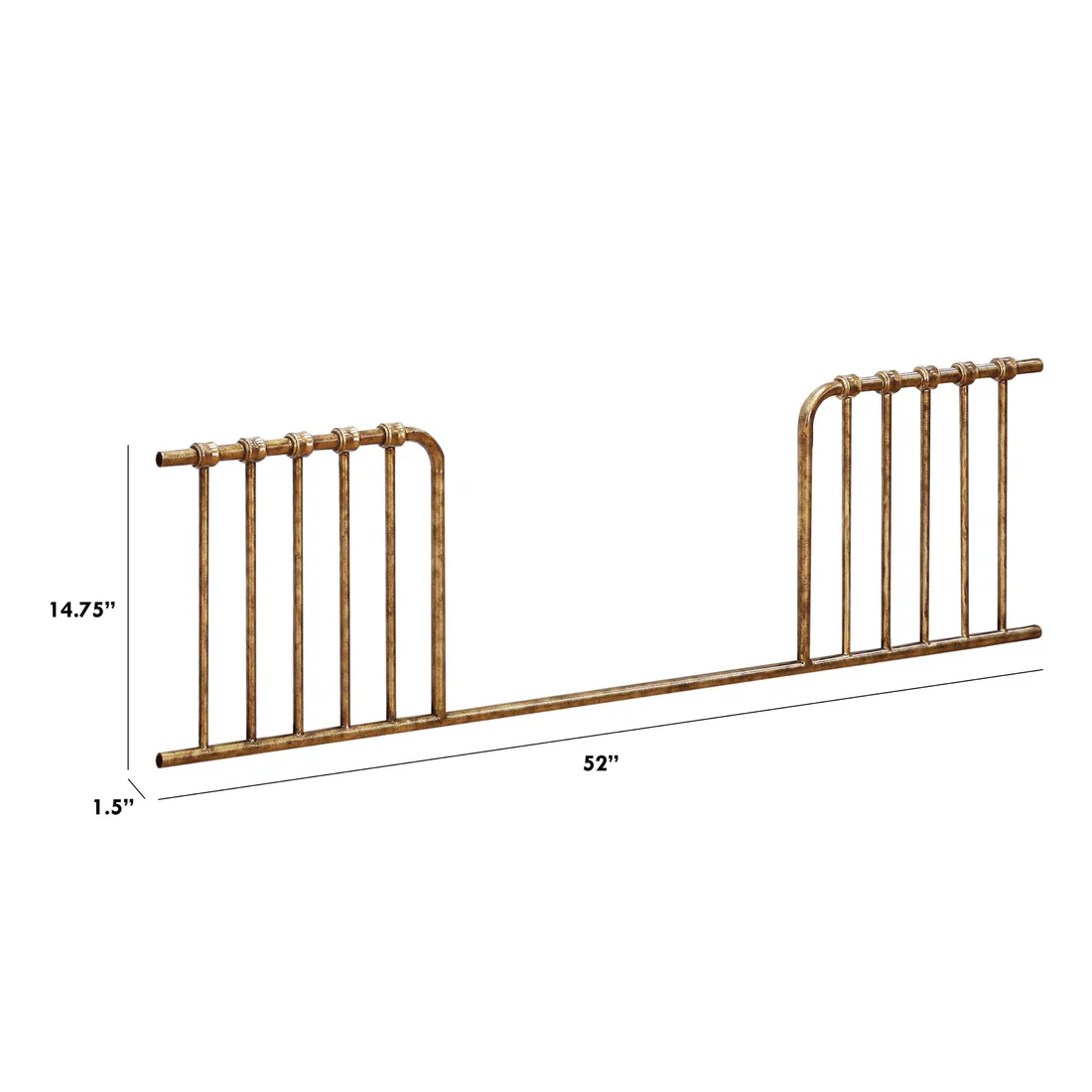 Toddler Bed Conversion Kit for Abigail and Winston In Vintage Iron - Image 5