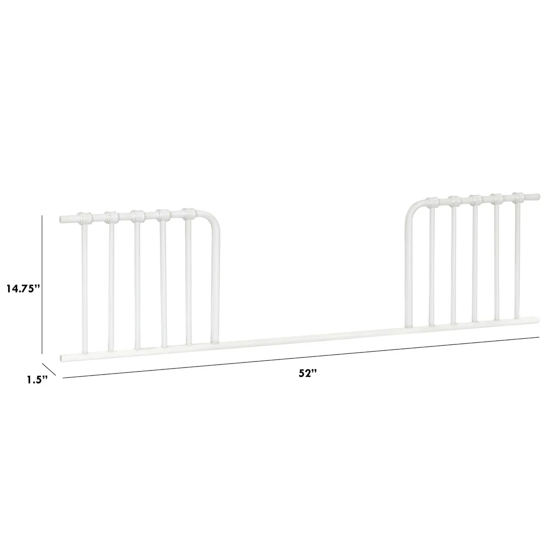 Toddler Bed Conversion Kit for Abigail and Winston In Vintage Iron - Image 9