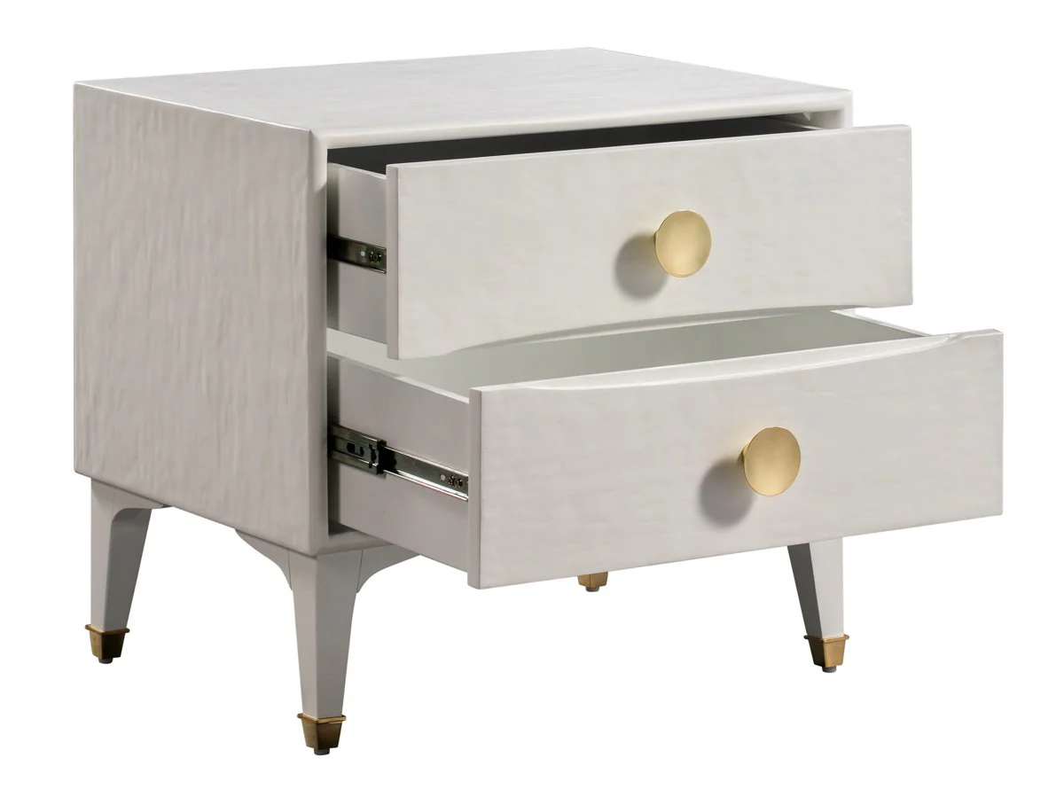 TOV Furniture Modern Divine White Nightstand TOVB44017 - Image 2