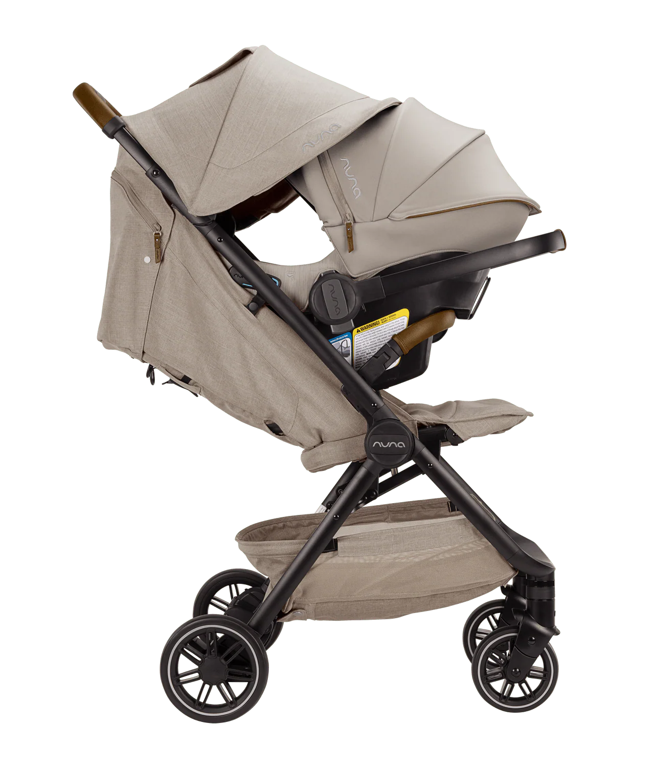 PIPA urbn + TRVL Lightweight Travel System in Caviar - Image 16