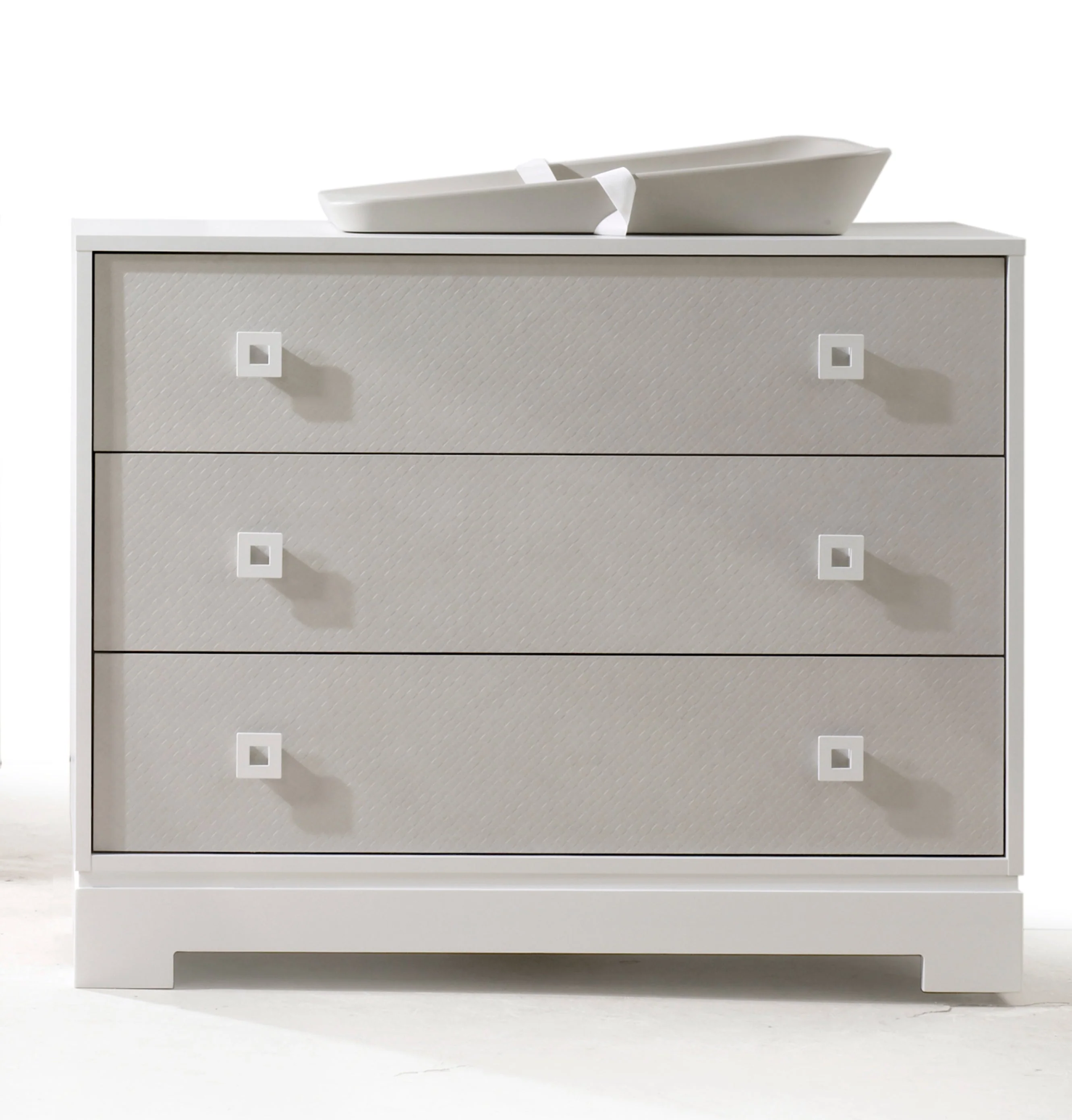 Tulip Olson Crib and Dresser Combo White/Mosaic - Image 4