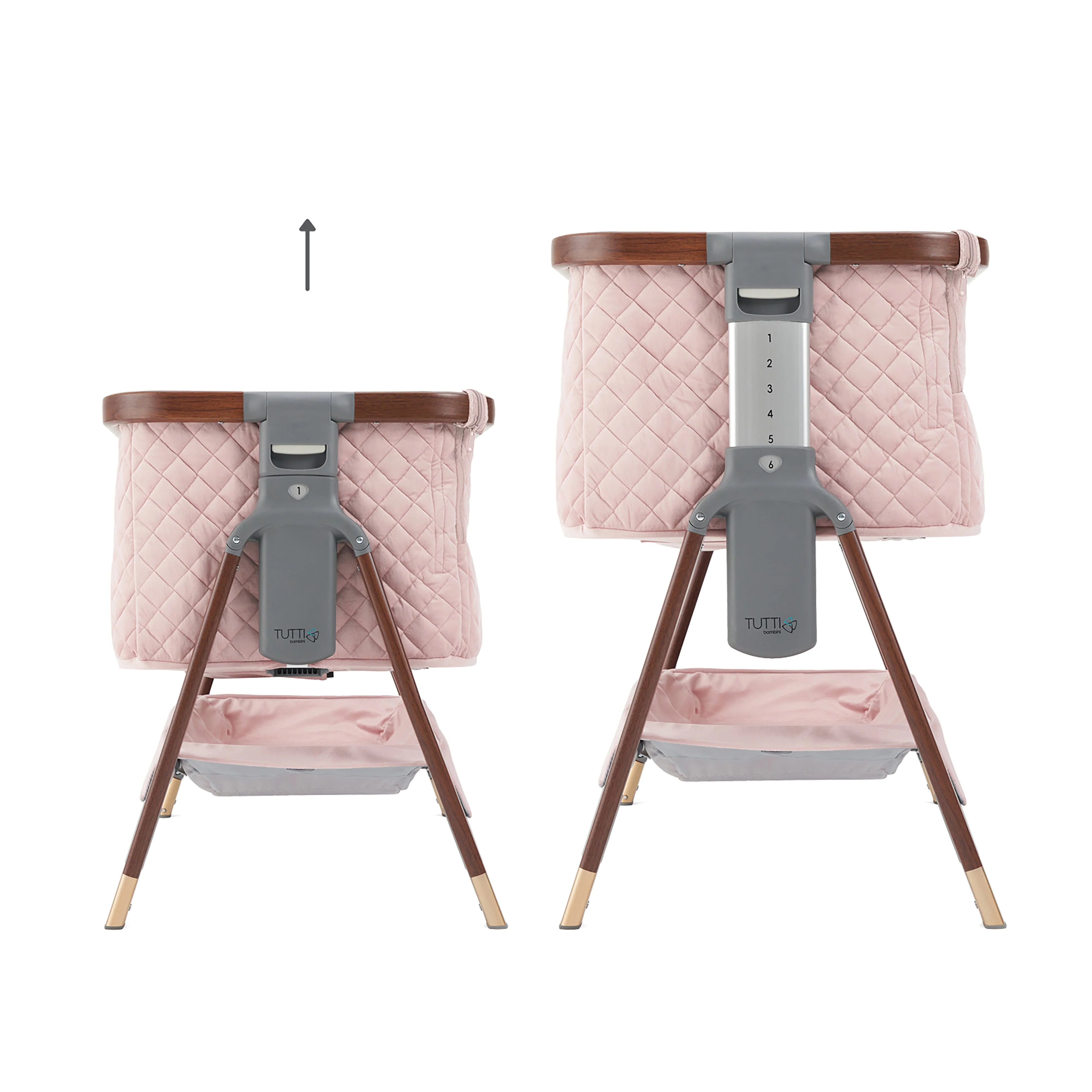 Tutti Bambini CoZee Luxe Bedside Crib - Image 13