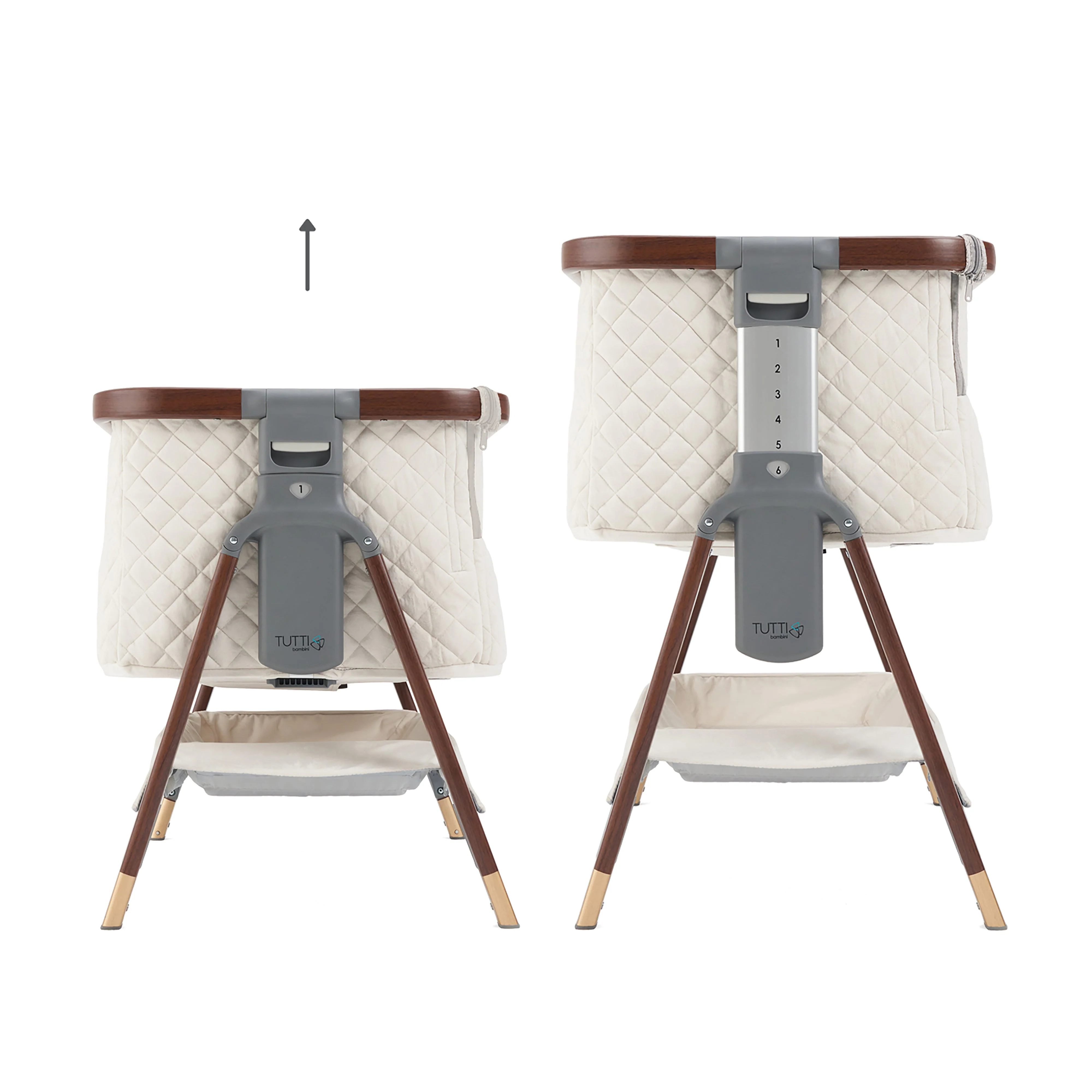 Tutti Bambini CoZee Luxe Bedside Crib - Image 24