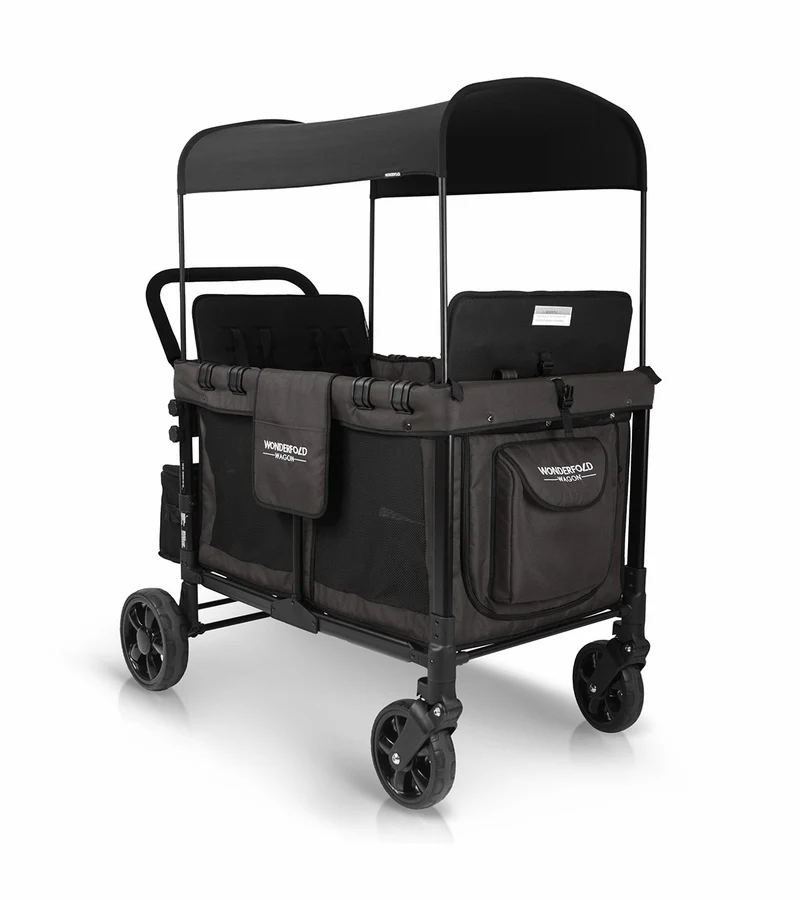 WonderFold W4 Original Four Passenger Wagon - Black - Image 5