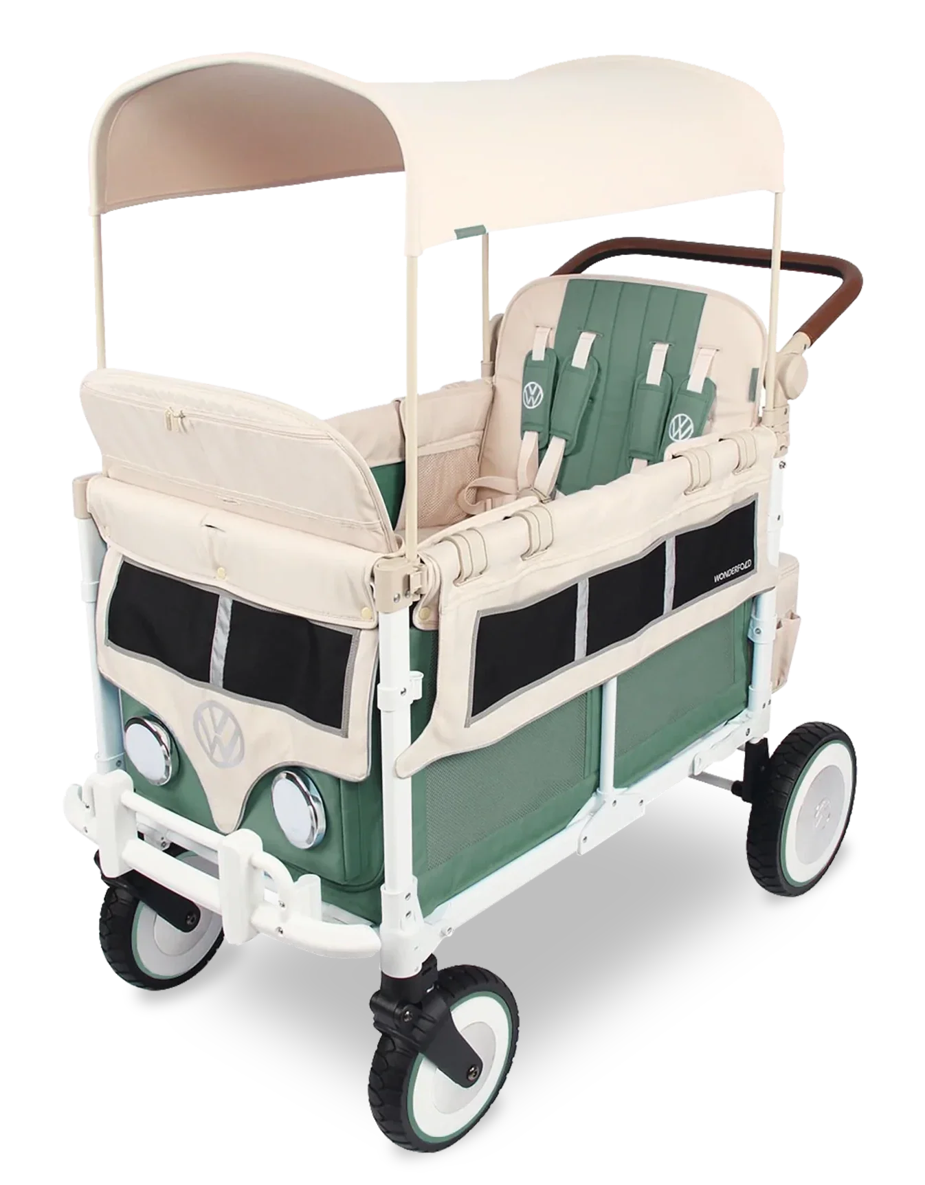 WonderFold Volkswagon Special Edition Quad Stroller Wagon - Image 4