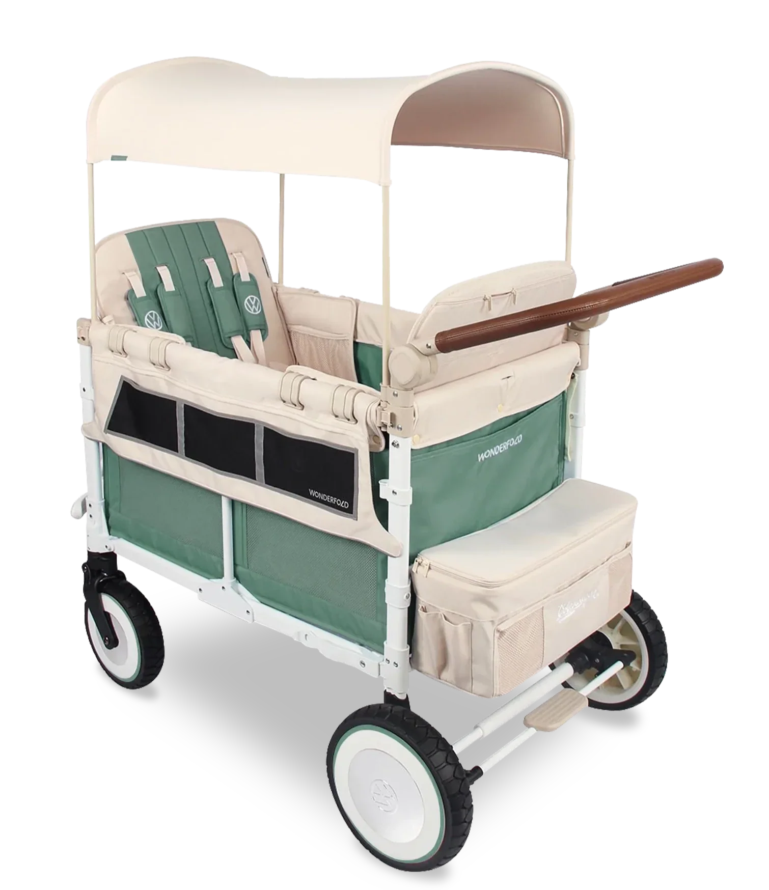 WonderFold Volkswagon Special Edition Quad Stroller Wagon - Image 5