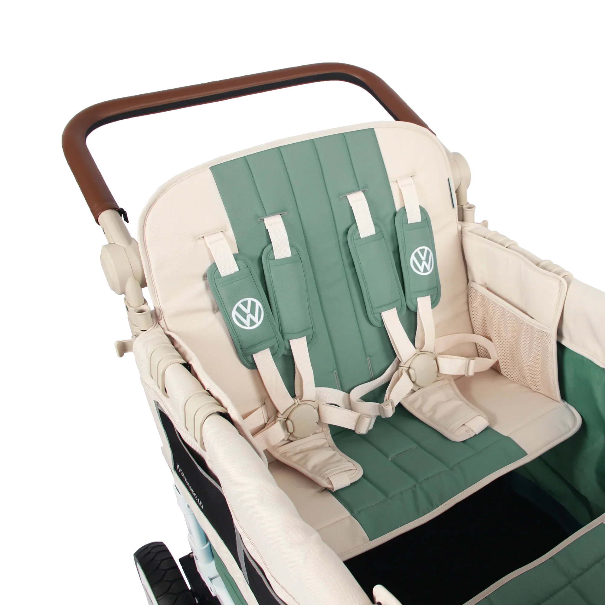 WonderFold Volkswagon Special Edition Quad Stroller Wagon - Image 6