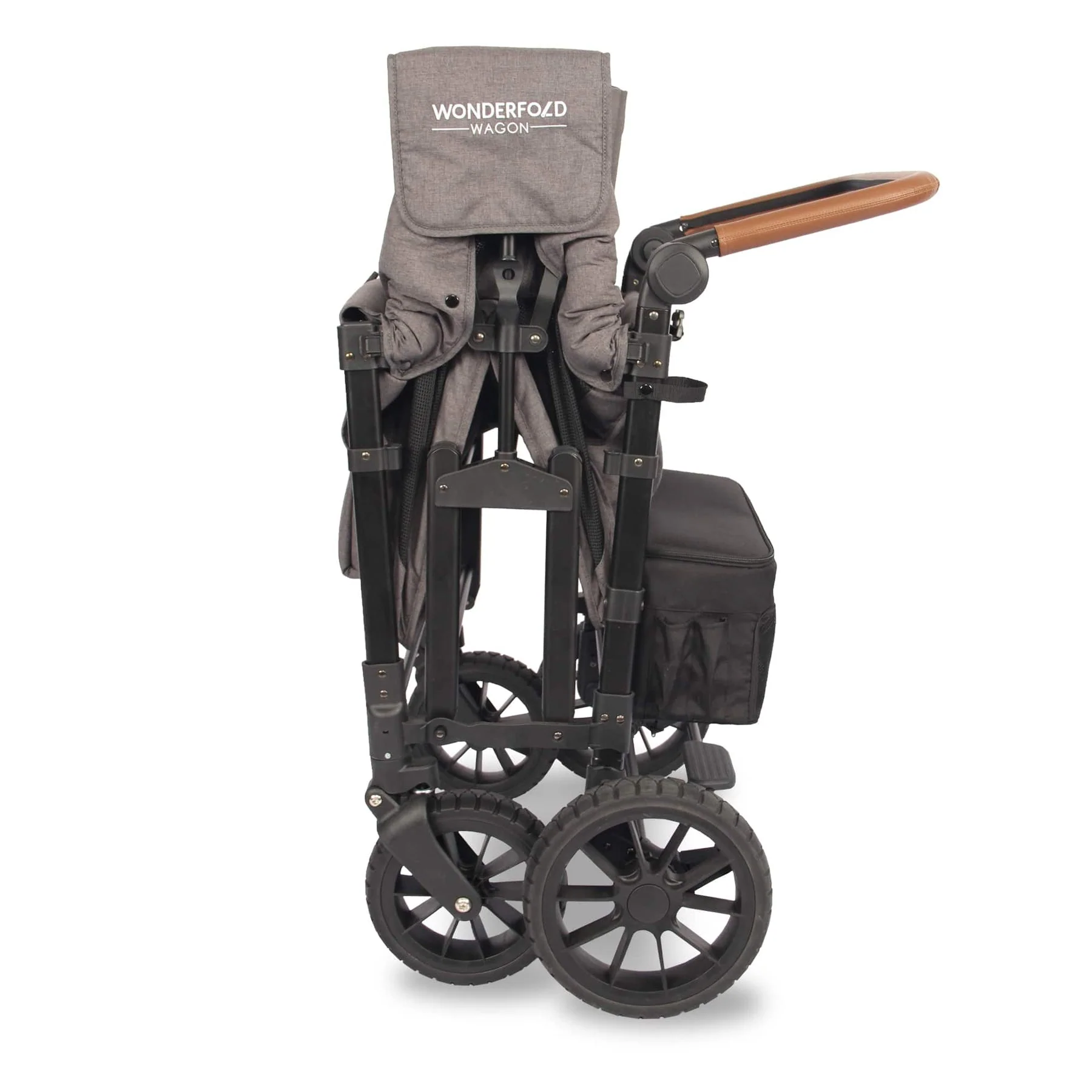 Wonderfold Wagon W4 Luxe Quad Stroller Wagon (4 Seater) - Grey - Image 6