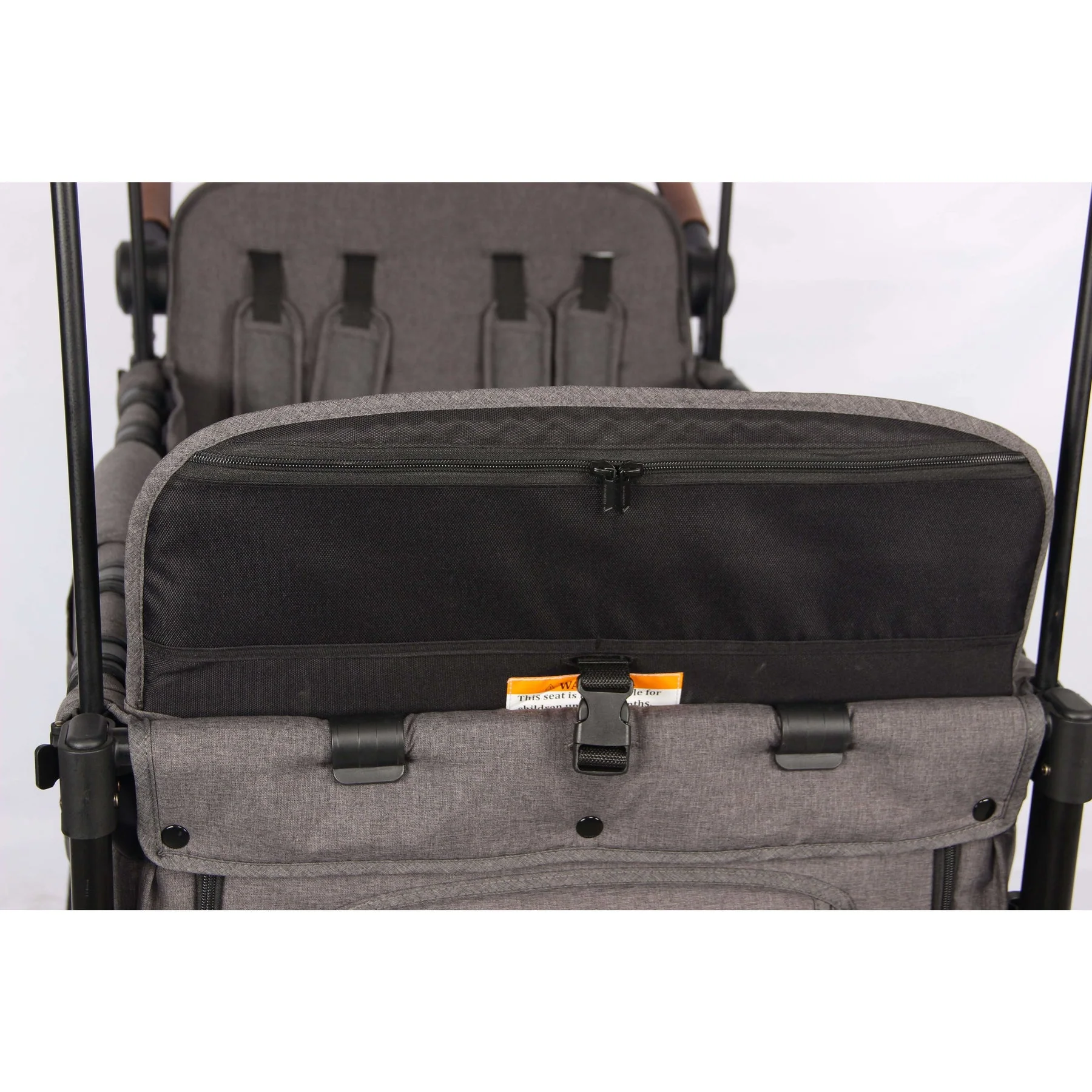 Wonderfold Wagon W4 Luxe Quad Stroller Wagon (4 Seater) - Grey - Image 7