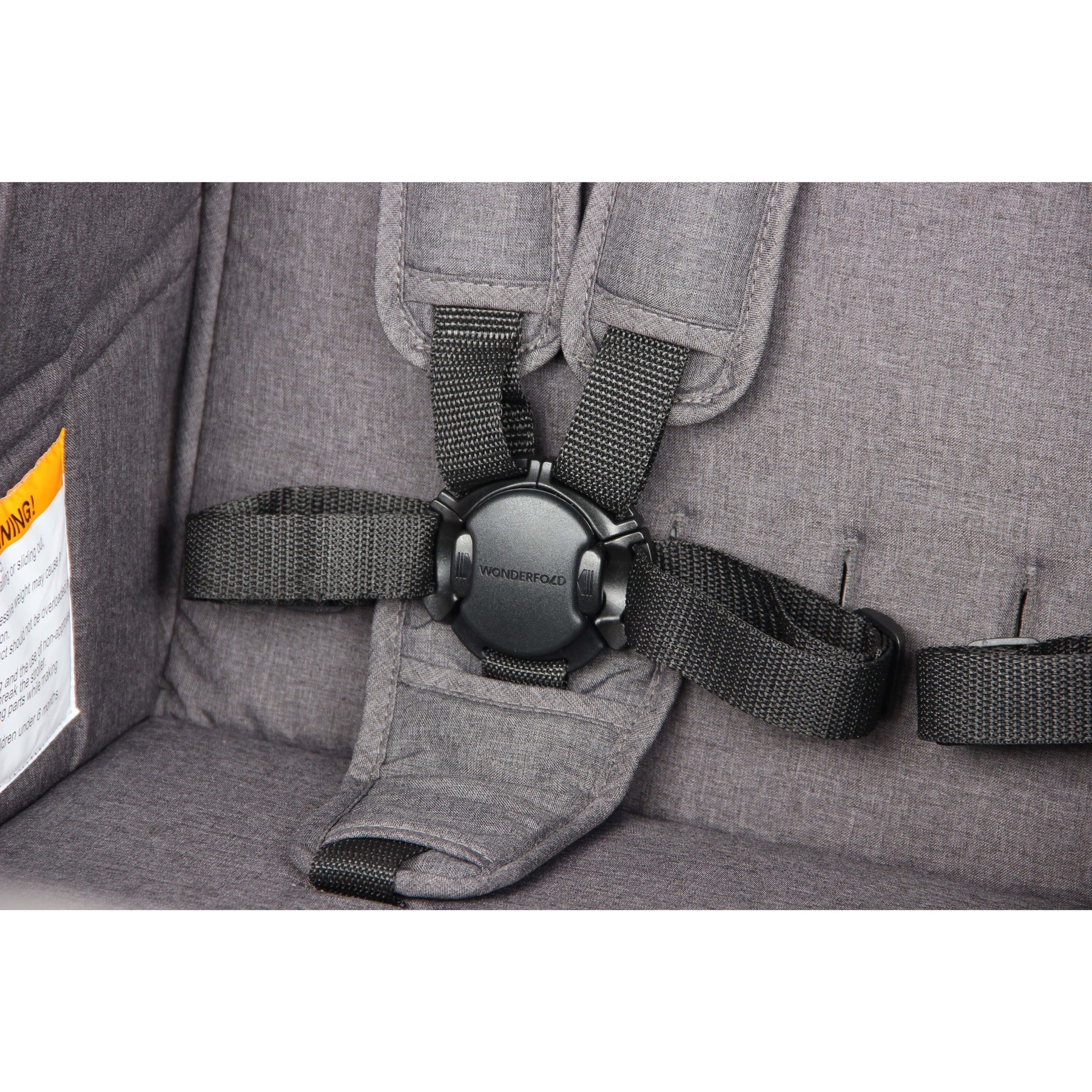 Wonderfold Wagon W4 Luxe Quad Stroller Wagon (4 Seater) - Grey - Image 8
